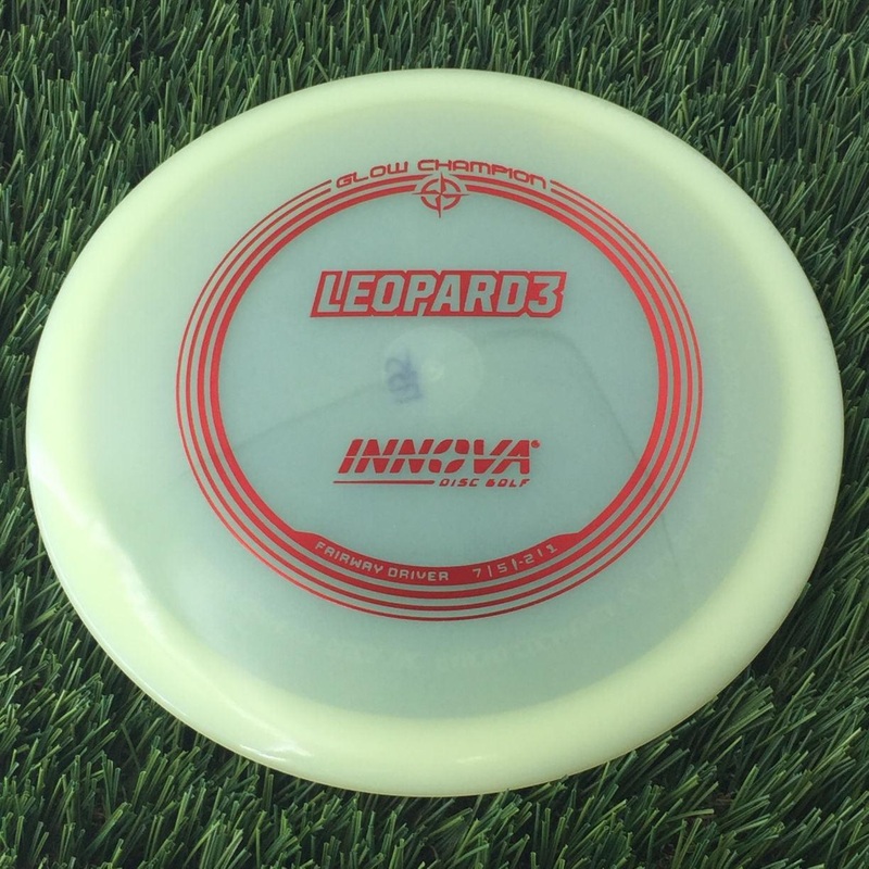 Innova Champion Glow Leopard3 with Burst Logo Stock Stamp – 175g – Translucent Glow