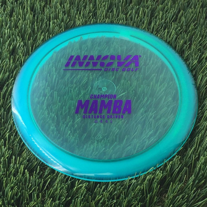 Innova Champion Mamba with Burst Logo Stock Stamp – 167g – Translucent Blue