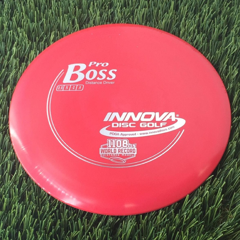 Innova Pro Boss with 1108 Feet World Record Distance Model Stamp – 171g Red