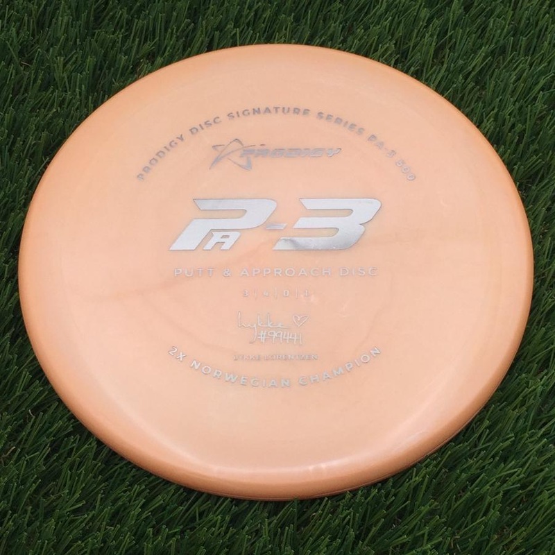 Prodigy 500 PA-3 with 2022 Signature Series Lykke Lorentzen – 2X Norwegian Champion Stamp – 174g – Solid Orange