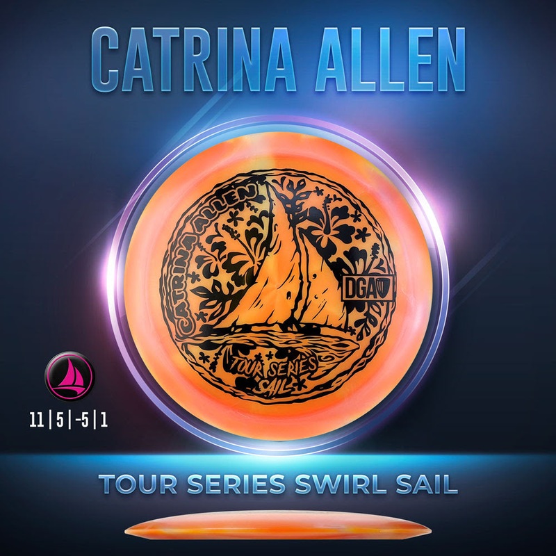 DGA Tour Series Swirl Sail – Catrina Allen 2023 Tour Series