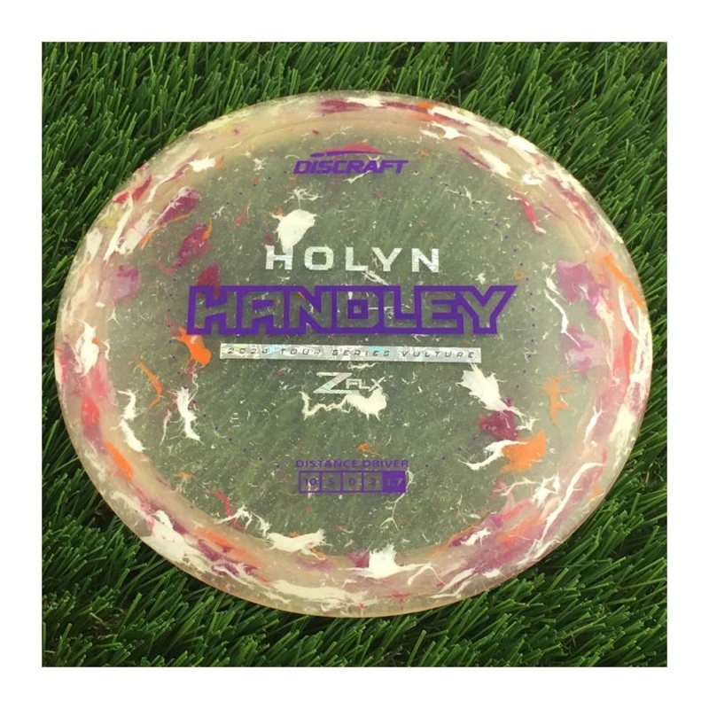 Discraft Jawbreaker Z FLX Vulture with Holyn Handley 2024 Tour Series Stamp – 176g – Translucent Light Purple