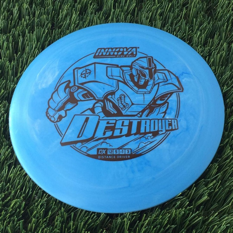 Innova DX Destroyer with Burst Logo Stock Stamp – 171g – Sky Blue
