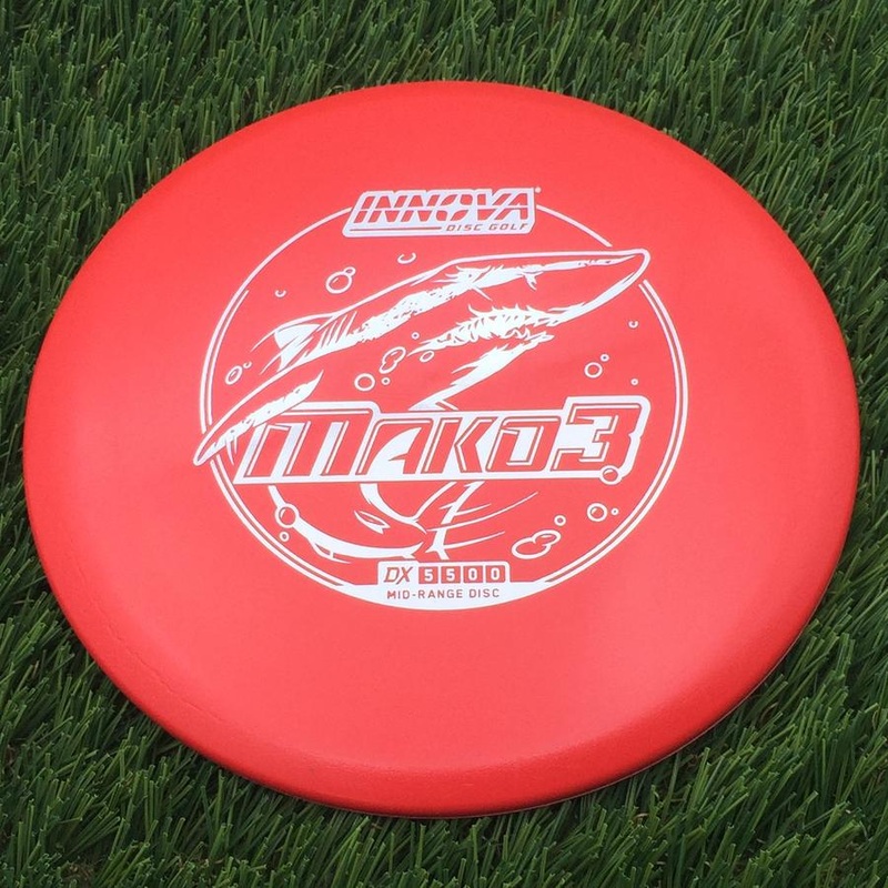 Innova DX Mako3 with Burst Logo Stock Stamp – 138.1g – Red