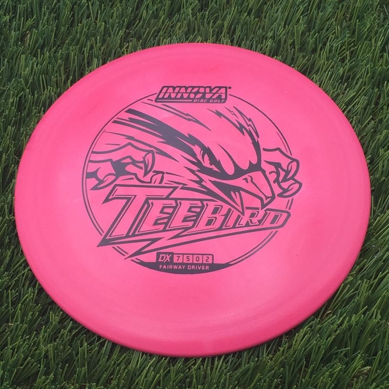 Innova DX Teebird with Burst Logo Stock Character Stamp – 146g – Solid  Muted Red
