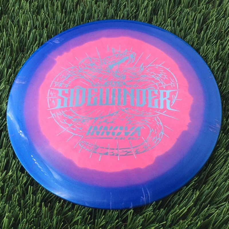 Innova Halo Star Sidewinder with Burst Logo Stock Stamp – 159g Bluish Pink