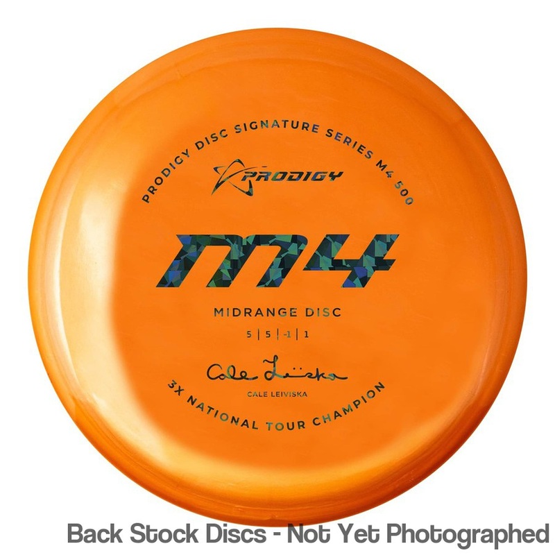 Prodigy 500 M4 Midrange with 2022 Signature Series Cale Leiviska – 3X National Tour Champion Stamp [Back Stock Inventory – Disc and Stamp Color WILL VARY]