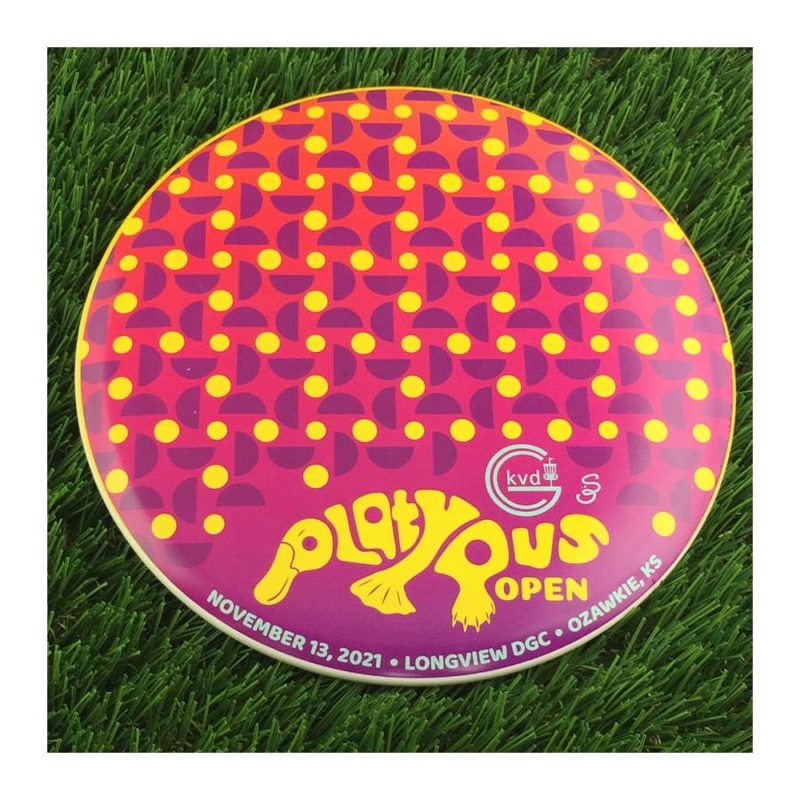 Discraft ESP SuperColor Buzzz with KVDGC 2021 Platypus Open – Longview – Ozawkie, KS Print – 177g