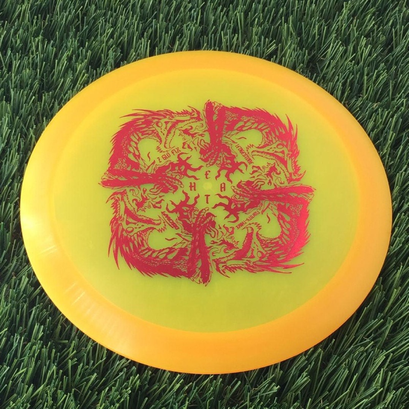 Discraft Glow FLX Heat with 2023 Ledgestone Edition – Wave 3 Stamp – 172g – Translucent Orange