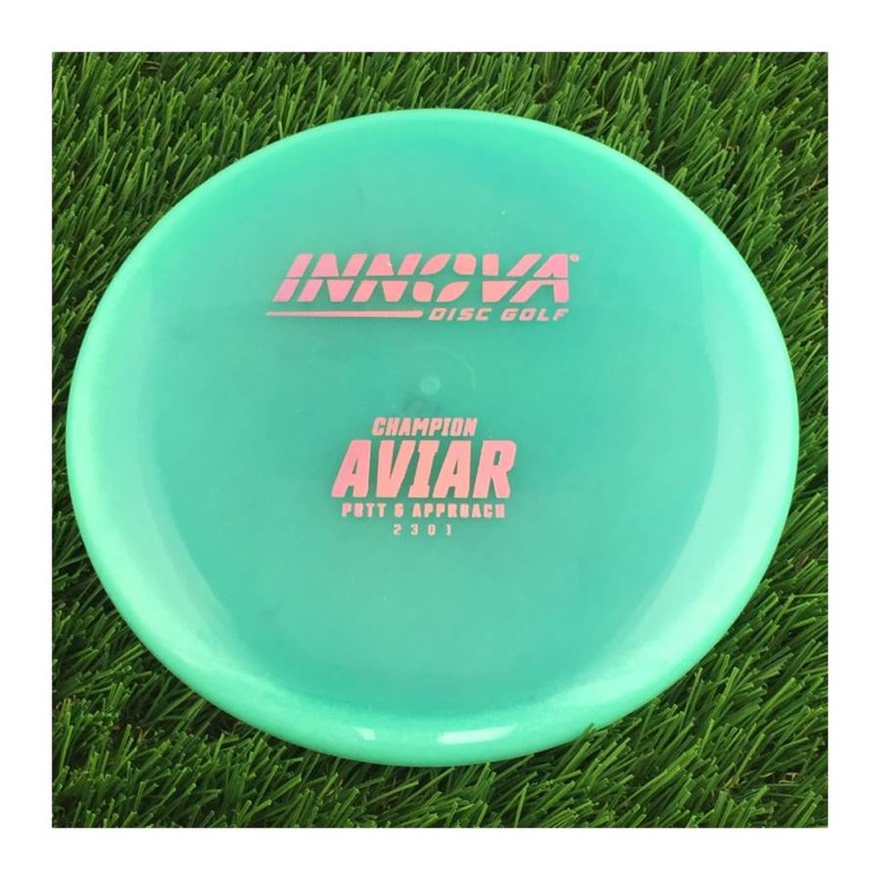 Innova Champion Aviar Putter with Burst Logo Stock Stamp – 159g – Translucent Blue