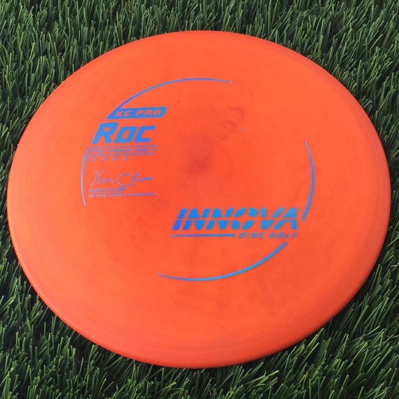 Innova Pro KC Roc with Ken Climo 12 Time World Champion Burst Logo Stamp – 180g Orange