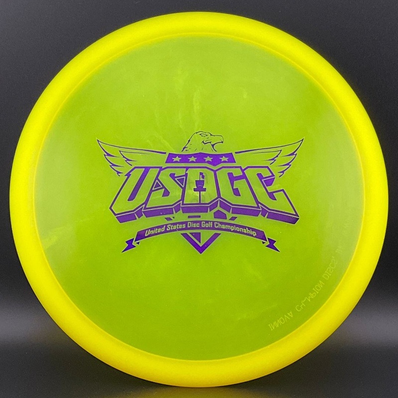 Champion Rancho Roc Plus – 2020 USDGC – “Angled Crest” stamp by Matthew Moeller