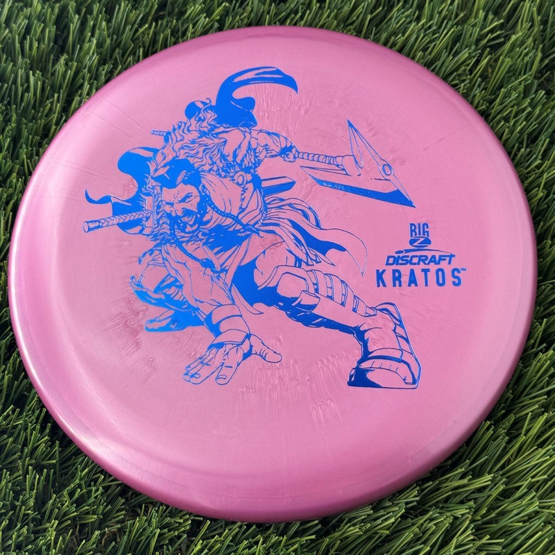 Discraft Big Z Collection Kratos with Big Z Stock Stamp with Inside Rim Embossed PM Paul McBeth Stamp – 174g – Solid Purple