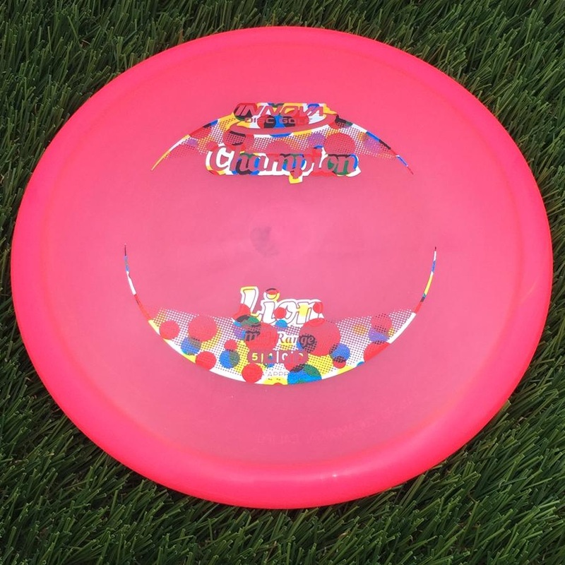 Innova Champion Lion with Circle Fade Stock Stamp – 169.6g – Pink