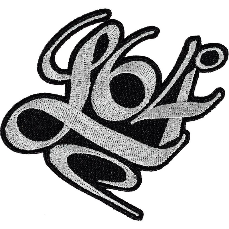 Latitude 64 Swirly Script Iron-On Disc Golf Patch