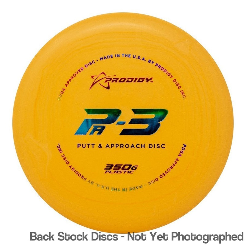 Prodigy 350G PA-3 Putter (Stock Stamp) [Back Stock Inventory – Disc and Stamp Color WILL VARY]
