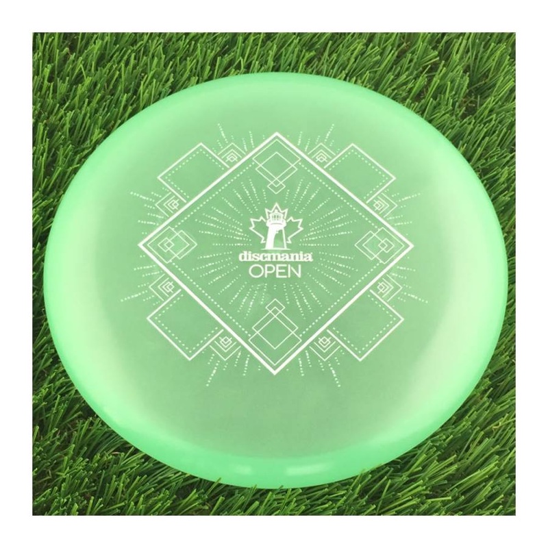 Discmania C-Line Color Glow P2 with Discmania Open 2023 Stamp – 176g – Translucent Pale Green