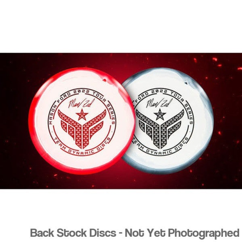 Dynamic Discs Fuzion Orbit Getaway Fairway Driver with Mason Ford Logo 2022 Tour Series – Team Dynamic Discs Stamp [Back Stock Inventory – Disc and Stamp Color WILL VARY]
