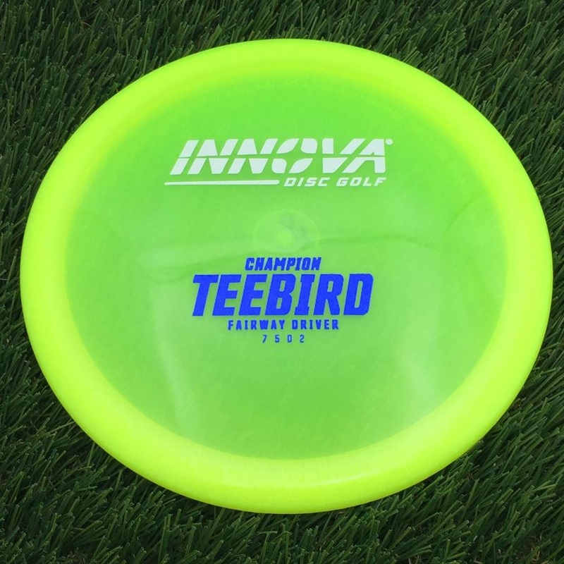 Innova Champion Teebird with Burst Logo Stock Stamp – 150.21g – Bright Yellow