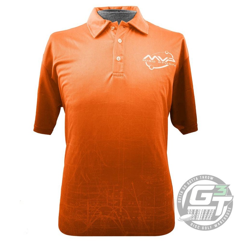 MVP Disc Sports Graph Sublimated Short Sleeve Performance Disc Golf Polo Shirt