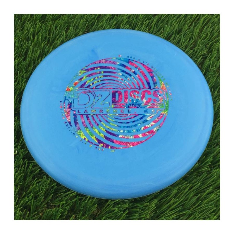 Dynamic Discs Prime Deputy with DZDiscs Limited Edition 2017 1.1 Spiral Stamp Stamp – 174g – Solid Blue