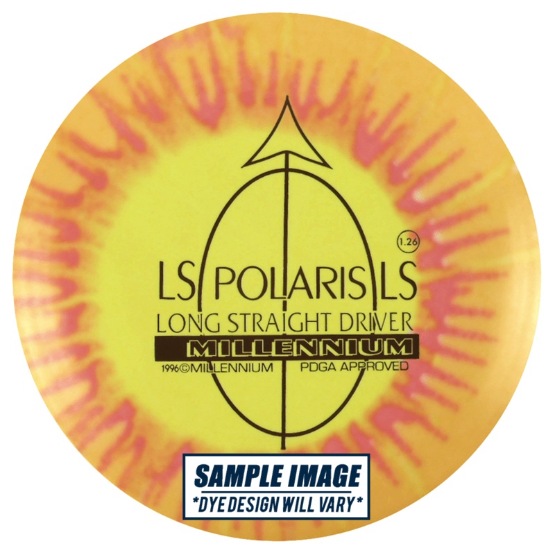 Millennium Tie-Dye Standard Polaris LS Fairway Driver Golf Disc